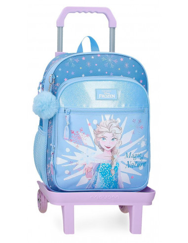 29424T1 MOCHILA ADAP. C/CARRO 38CM. FROZEN MAGIC ICE